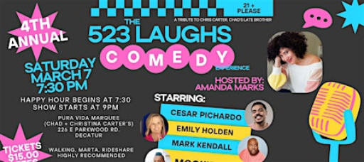 4th Annual 523 Laughs Comedy Night
