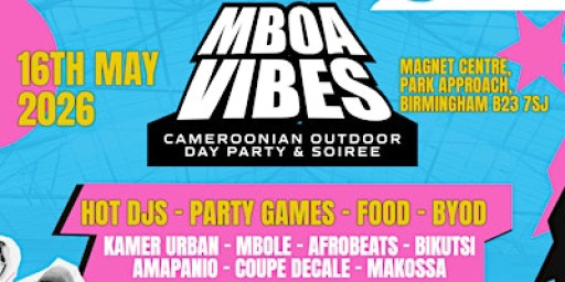 MBOA VIBES Cameroon UK Outdoor Day Party & Soiree in Birmingham