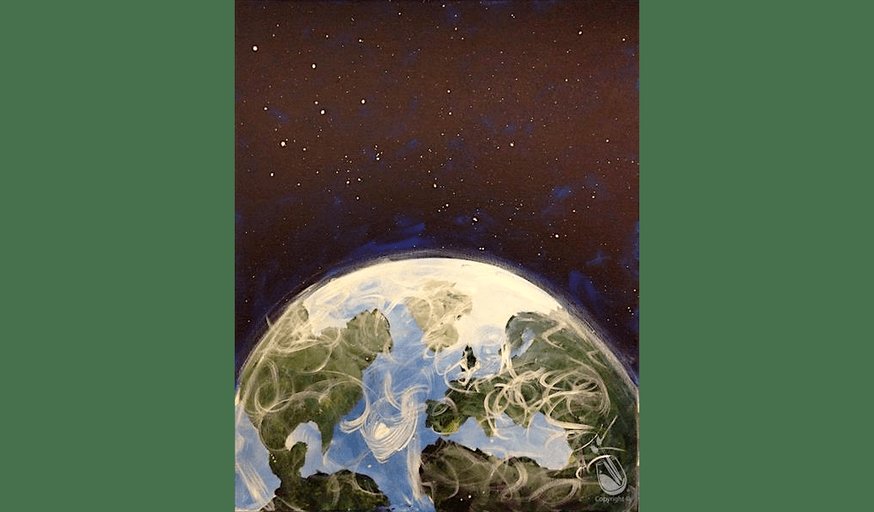 The View From Space - Paint and Sip in Houston | Classpop!™