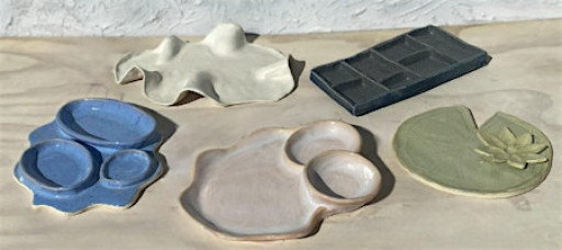 DIY Snack Dish or Picnic Tray Pottery Class- Intro to Ceramics Workshop