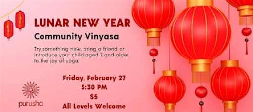$5 Lunar New Year Community Vinyasa Yoga Class