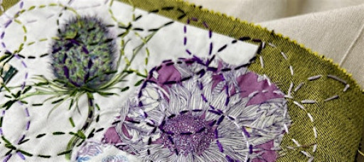 Mindful Morning: Sashiko & Boro Spring Collage - St Albans