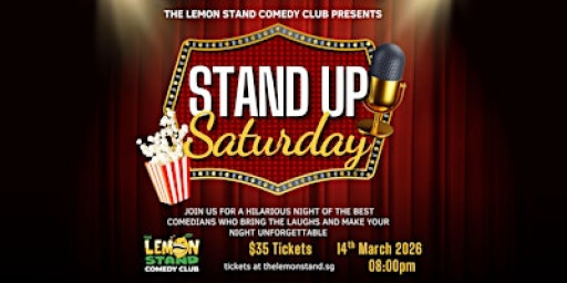 Stand Up Saturday | Saturday, 14th March 2026 @ The Lemon Stand