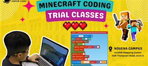 Coding School for Kids Near Me: Minecraft Coding Trial Classes (Ages 8–12)