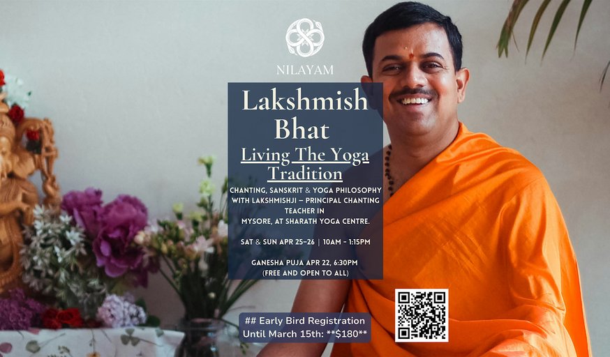 Chanting, Philosophy & Practice with Lakshmish Bhat