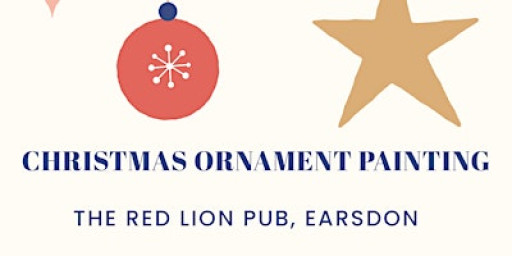 Ceramic Christmas decoration painting workshop