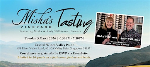 Crystal Wines Presents: Misha’s Vineyard Tasting