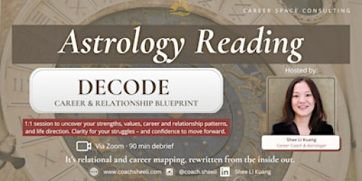 Decode: 1:1 Astrology Birth Chart Reading for Career & Relationship Clarity